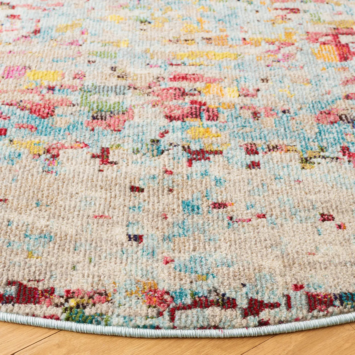 Safavieh Monaco 6'-7" x 6'-7" Rug in Grey / Multi