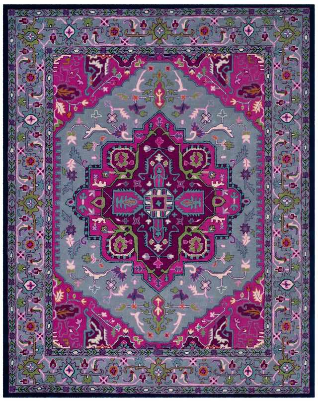 Safavieh Bellagio 10'-0" x 14'-0" Rug in Grey / Pink