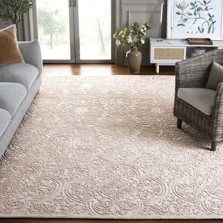 Safavieh Martha Stewart 10'-0" x 14'-0" Rug in Ivory / Pink