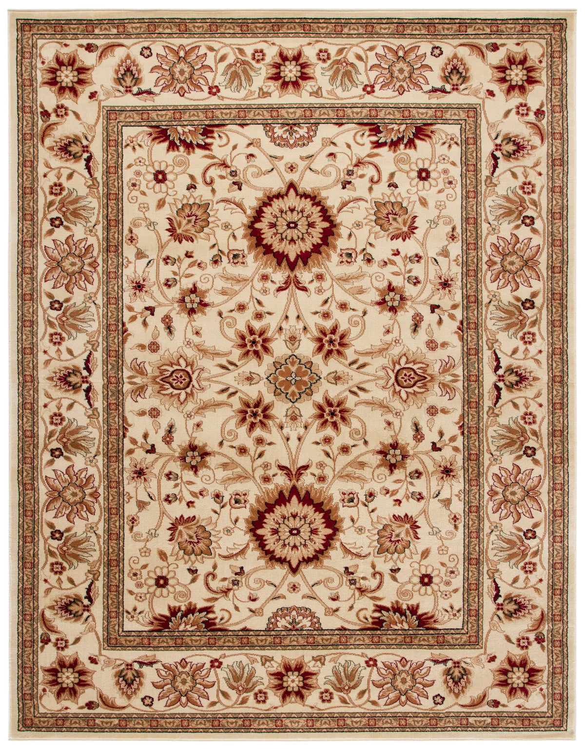 Safavieh Lyndhurst 10'-0" x 14'-0" Rug in Ivory / Ivory