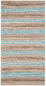 Safavieh Cape Cod 2'-3" x 3'-9" Rug in Natural / Teal