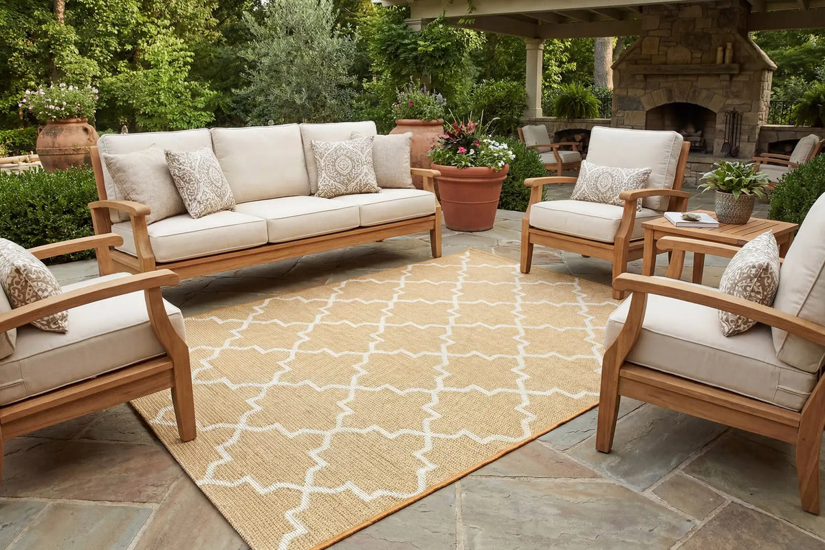 Dynamic Rugs Newport 96003 Orange Rugs - Room