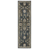 Oriental Weavers Sphinx Venice 4333B Charcoal/ Blue Rugs - runner