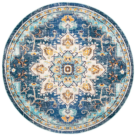 Safavieh Madison 10'-0" x 10'-0" Rug in Blue / Light Blue