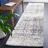 Safavieh Berber Shag 2'-2" x 9'-0" Rug in Charcoal / Grey