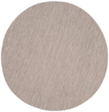 Safavieh Courtyard 5'-3" x 5'-3" Rug in Beige / Brown