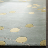 Safavieh Soho 3'-6" x 5'-6" Rug in Light Blue / Gold