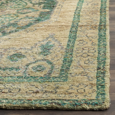 Safavieh Tangier 5'-0" x 8'-0" Rug in Beige / Emerald