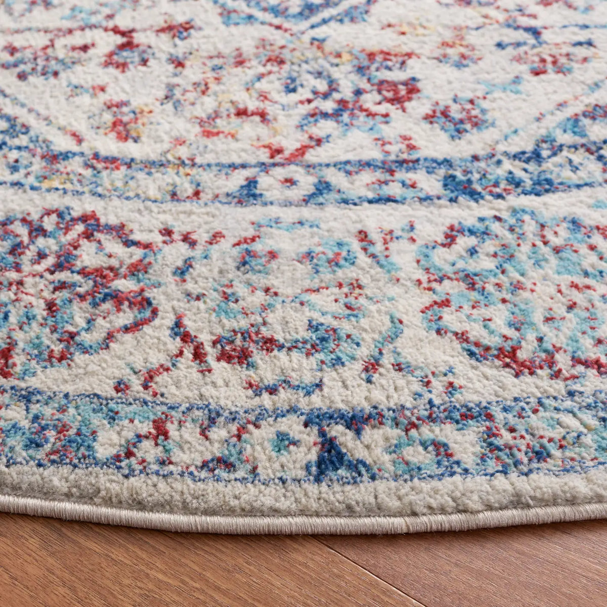 Safavieh Brentwood 5'-0" x 5'-0" Rug in Ivory / Blue