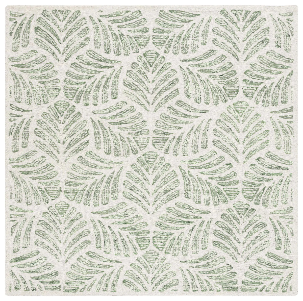 Safavieh Martha Stewart 300 6'-0" x 6'-0" Rug in Ivory / Green