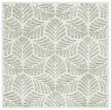 Safavieh Martha Stewart 300 6'-0" x 6'-0" Rug in Ivory / Green