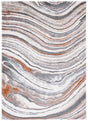 Safavieh Cyrus Shag 4'-5" x 6'-5" Rug in Grey / Rust