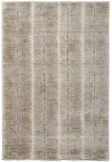 Dynamic Rugs Sequence 18500 Power Loomed Modern Beige/Dark Beige Rug - Rectangular