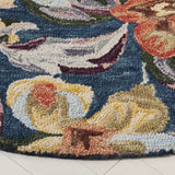 Safavieh Blossom 6'-0" x 6'-0" Rug in Blue / Gold
