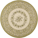 Safavieh Courtyard 6'-7" x 6'-7" Rug in Cream / Green