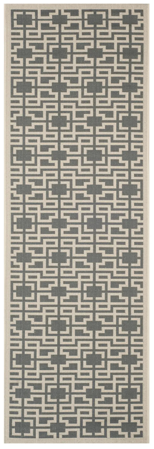 Safavieh Martha Stewart 2'-7" x 8'-2" Rug in Anthracite / Beige