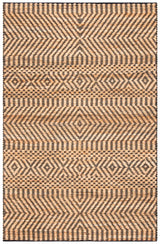 Safavieh Kilim 4'-0" x 6'-0" Rug in Natural / Black