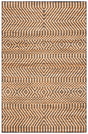 Safavieh Kilim 4'-0" x 6'-0" Rug in Natural / Black