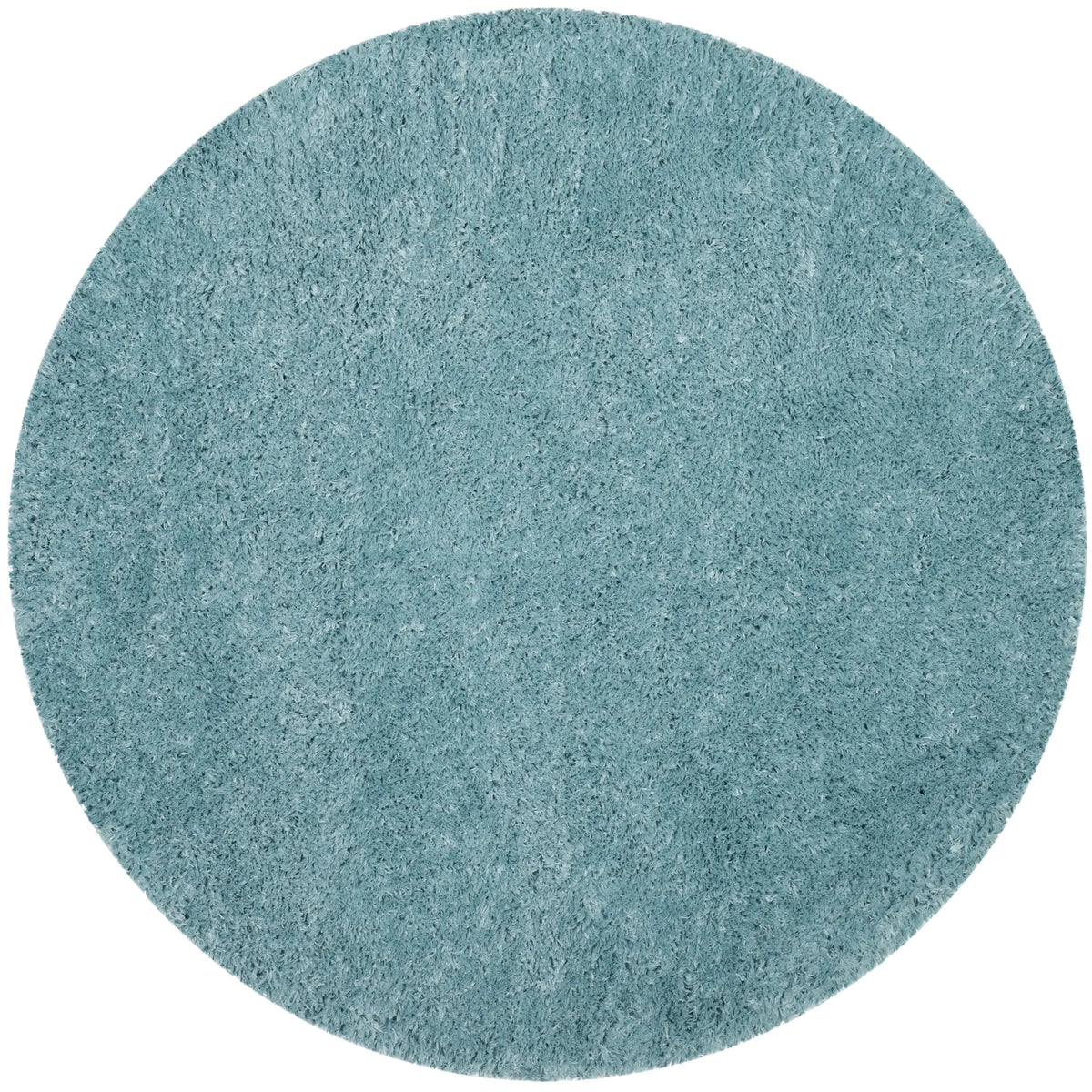 Safavieh Polar Shag 6'-7" x 6'-7" Rug in Light Turquoise