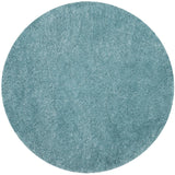 Safavieh Polar Shag 6'-7" x 6'-7" Rug in Light Turquoise