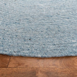 Safavieh Braided 5'-0" x 5'-0" Rug in Turquoise