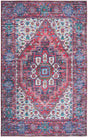 Safavieh Tucson 4'-0" x 6'-0" Rug in Red / Blue