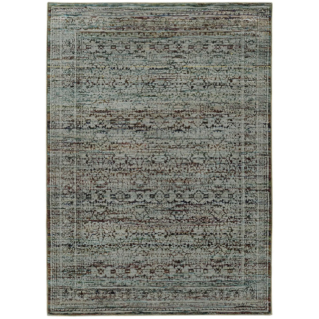 Oriental Weavers Sphinx Andorra 7127A Blue/Purple Rugs - main flat
