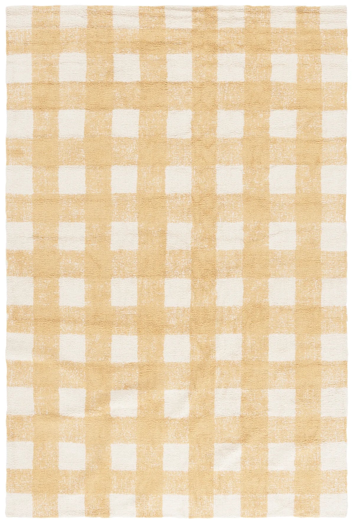 Safavieh Easy Care 4'-0" x 6'-0" Rug in Ivory / Gold