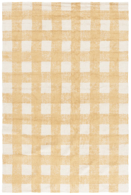Safavieh Easy Care 4'-0" x 6'-0" Rug in Ivory / Gold