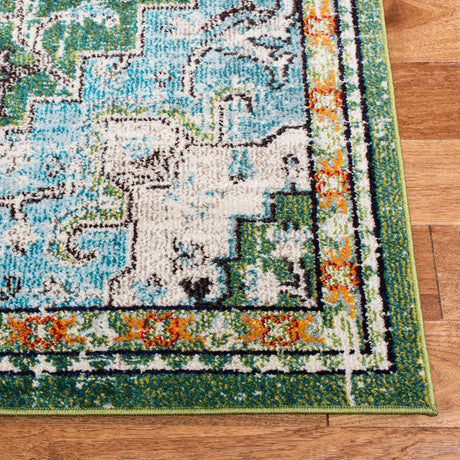 Safavieh Madison 4'-0" x 6'-0" Rug in Green / Turquoise