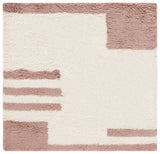 Safavieh Casablanca 6'-0" x 6'-0" Rug in Pink / Ivory