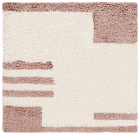 Safavieh Casablanca 6'-0" x 6'-0" Rug in Pink / Ivory