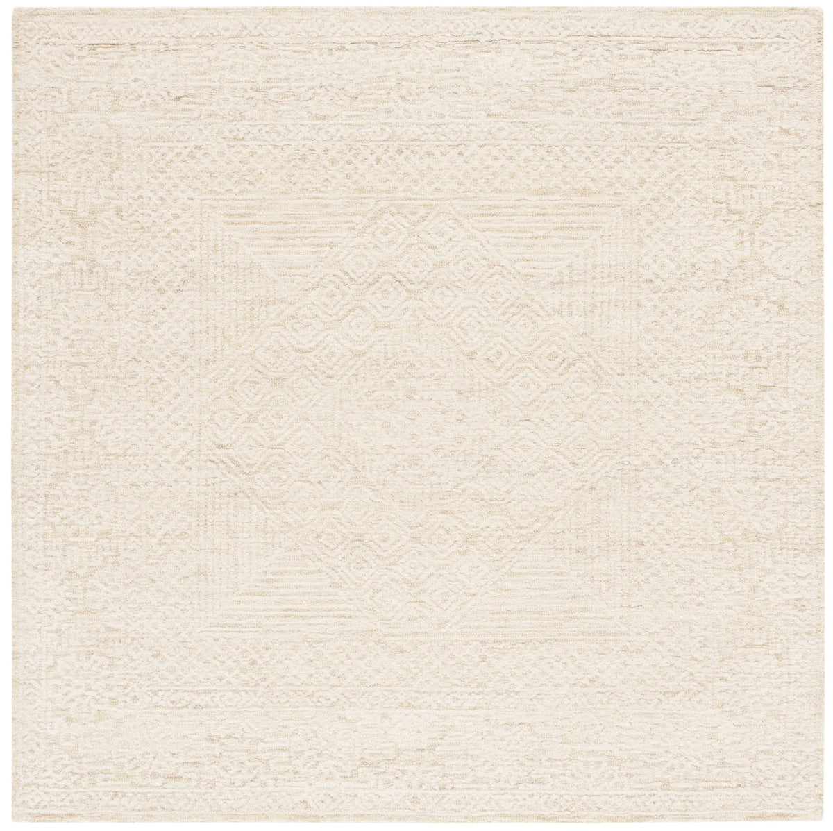 Safavieh Textural 6'-0" x 6'-0" Rug in Gold / Ivory