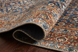 Loloi Layla Lay-09 Cobalt Blue / Spice Rugs - pile height