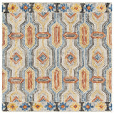 Safavieh Trace 6'-0" x 6'-0" Rug in Grey / Blue