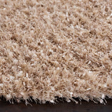 Safavieh Sg-Mls-Malibu Shag 5'-0" x 5'-0" Rug in Natural