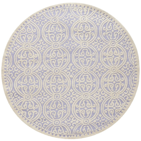 Safavieh Cambridge 6'-0" x 6'-0" Rug in Lavander / Ivory