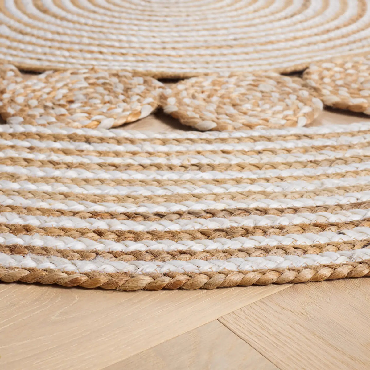 Safavieh Natural Fiber 5'-0" x 5'-0" Rug in Natural / Ivory