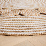 Safavieh Natural Fiber 5'-0" x 5'-0" Rug in Natural / Ivory