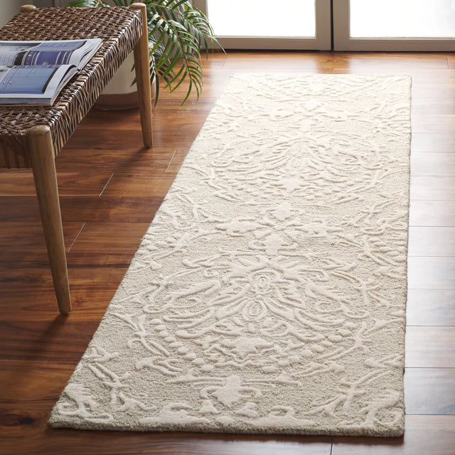 Safavieh Blossom 2'-3" x 10'-0" Rug in Sage / Ivory