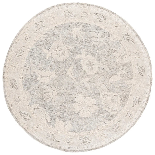 Safavieh Metro 6'-0" x 6'-0" Rug in Light Grey / Ivory