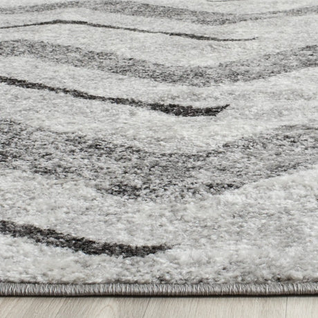 Safavieh Adirondack 8'-0" x 10'-0" Rug in Silver / Charcoal