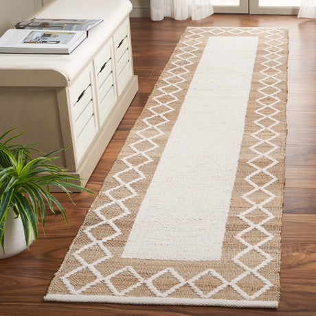 Safavieh Natural Fiber 2'-3" x 9'-0" Rug in Natural / Ivory