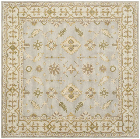 Safavieh Classic 6'-0" x 6'-0" Rug in Light Blue / Ivory
