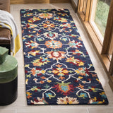 Safavieh Aspen 2'-3" x 11'-0" Rug in Navy / Red