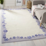 Safavieh Safavieh Kids 5'-0" x 8'-0" Rug in Ivory / Lavander