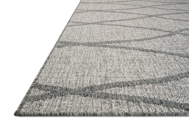 Loloi Rainier Rai-07 Dove/Grey Rug - rug corner