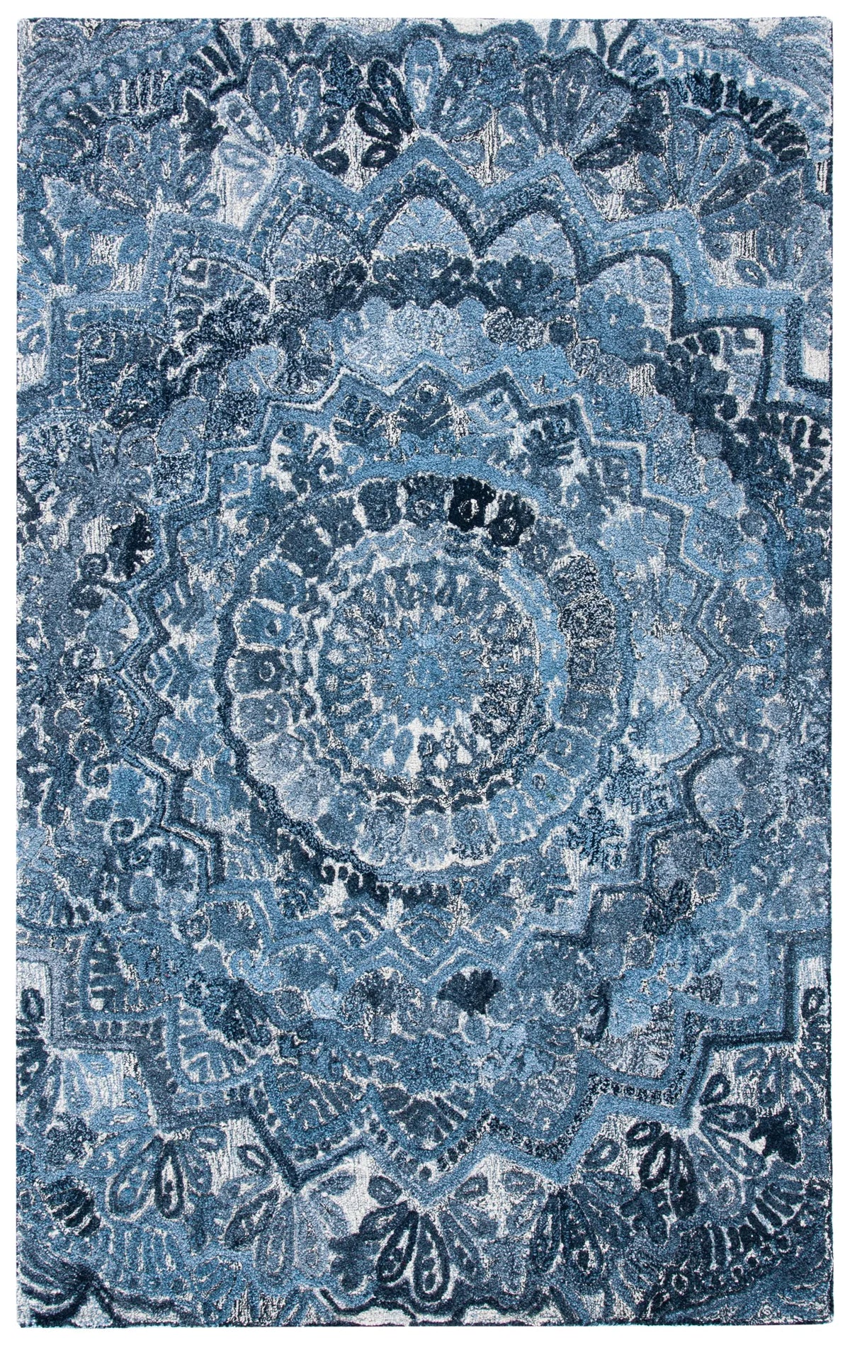 Safavieh Marquee 4'-0" x 6'-0" Rug in Blue / Grey