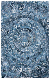 Safavieh Marquee 4'-0" x 6'-0" Rug in Blue / Grey