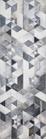Loloi Maddox Mad-03 Grey / Ivory Rugs - runner flat